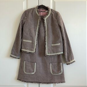 Brooks Brotherss Fleece tweed dress/jacket set, size 10